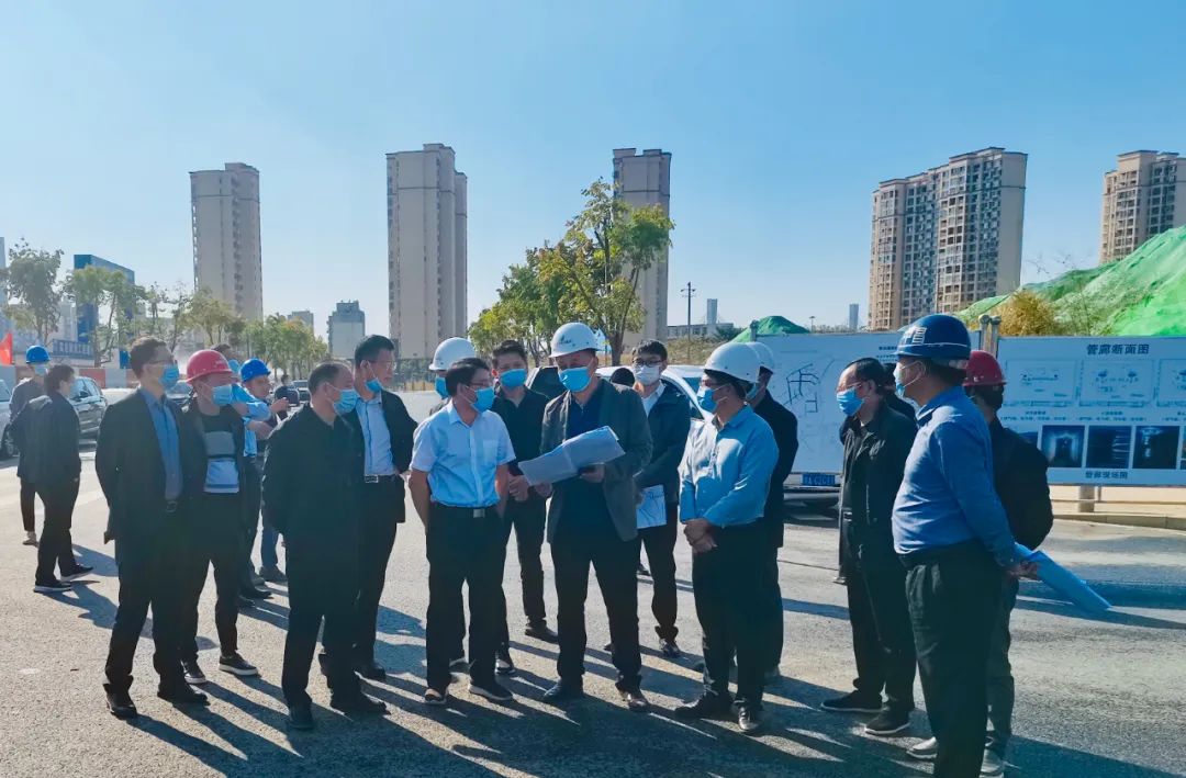 副市长江新洪一行调研青山湖西岸片区基础设施建设工程及洪腾高架项目_拉斯维加斯3133cc